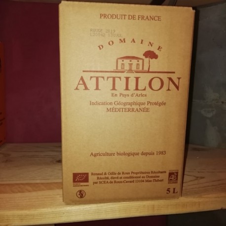 5 litres - domaine Attilon Rouge